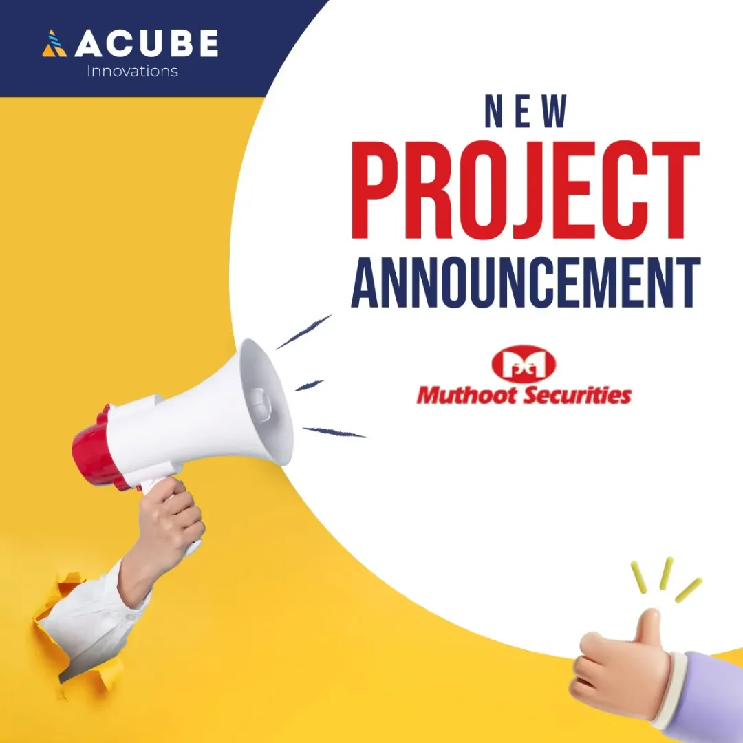 A project announcement for Muthoot Securities