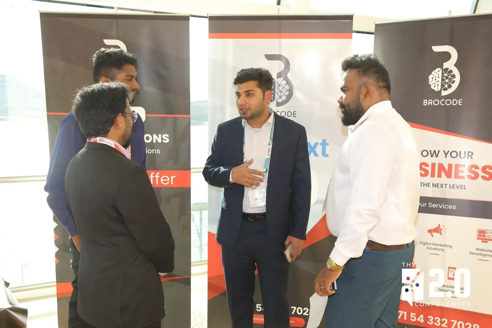 Conversations at the Brocode stand