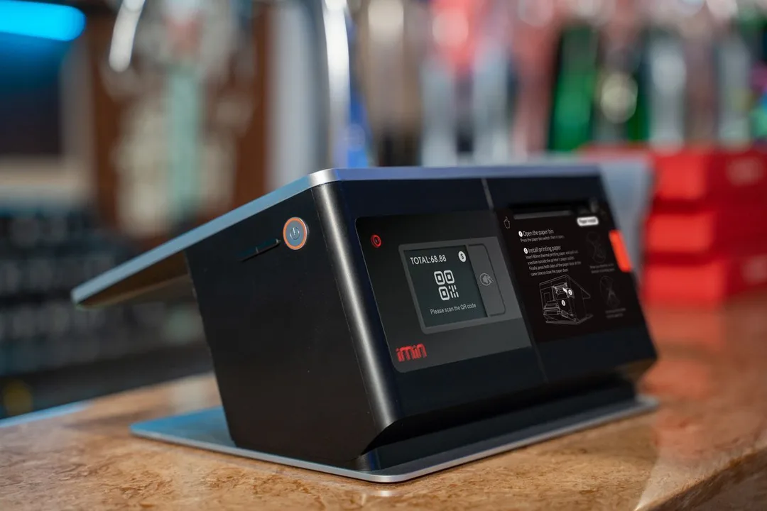 No IMEI, no sale. No quiet discounts. No lost customers. — mobile phone shop billing counter barcode scanner, by Acube Innovations, an ERPNext & software development company in India