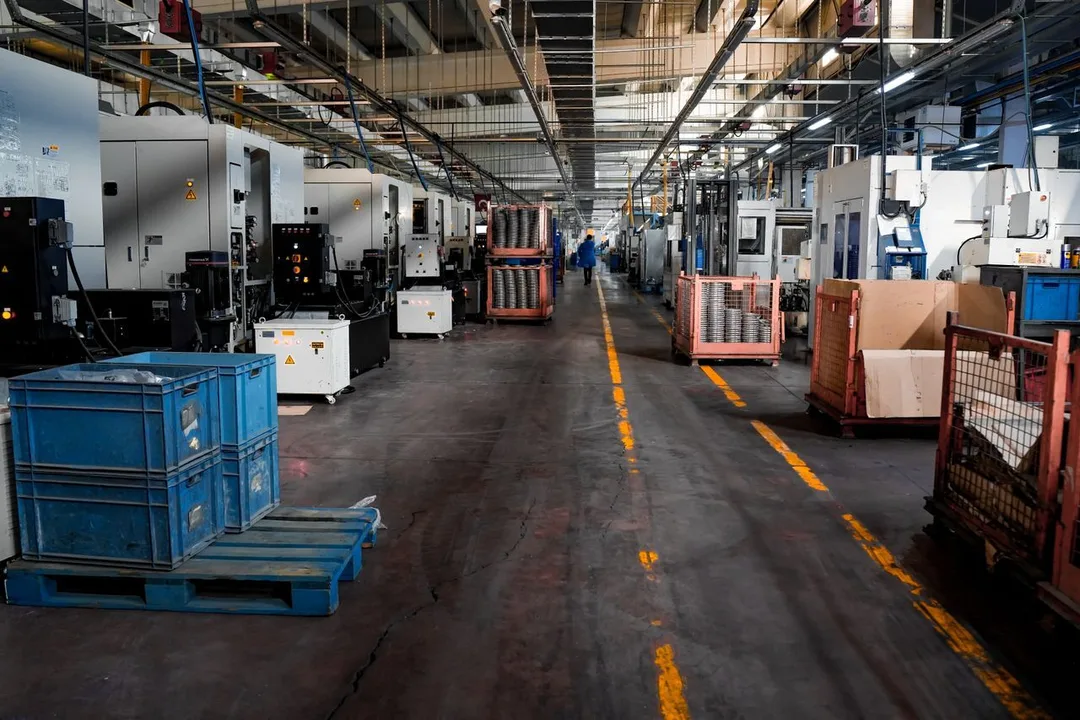 Manufacturing & Production ERP Software — Plan, Make and Cost Every Order — manufacturing factory production assembly line, by Acube Innovations, an ERPNext & software development company in India