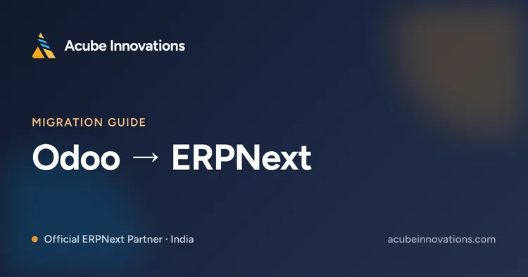 Odoo to ERPNext migration