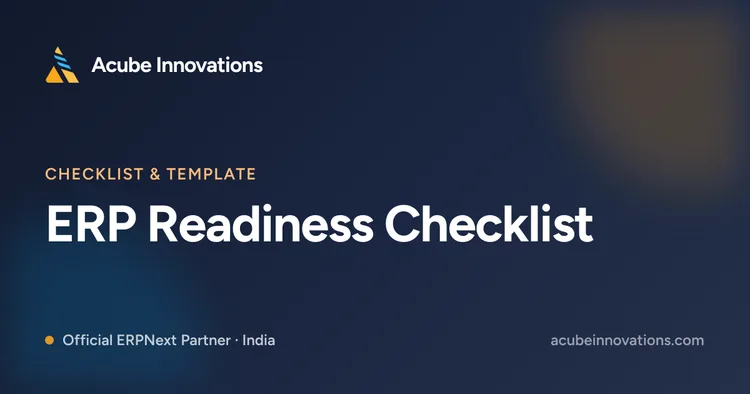 ERP Readiness Checklist