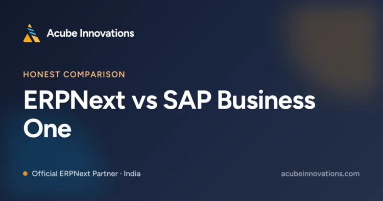 ERPNext vs SAP Business One