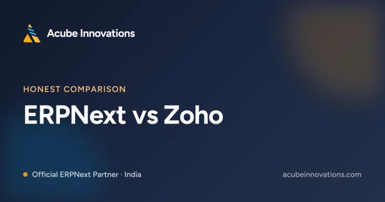 ERPNext vs Zoho